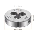 thumbnail image 2 of Unique Bargains 9/64'-40 UNC Alloy Tool Steel Machine Thread Round Threading Die Hand Tool, 2 of 5