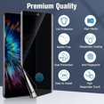 thumbnail image 3 of [2+2 Pack] For Galaxy S21 Ultra 5G Privacy Screen Protector, 2 Pack TPU Film & 2 Pack Tempered Glass Camera Lens Screen Protector, 3 of 5