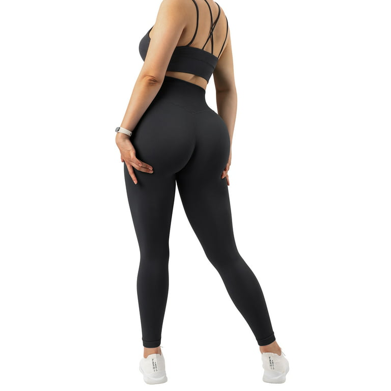 RXRXCOCO Women High Waisted Seamless Butt Lifting Leggings Workout
