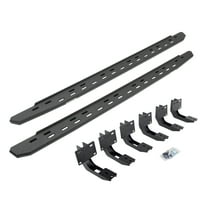 Go Rhino 69630687ST RB30 Slim Line Running Boards with Mounting Bracket Kit For Ram 19-24 1500 (Crew Cab Pickup)