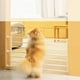 thumbnail image 2 of Portable Retractable Pet Dog Gate Safety Kids Play Yard Patio Garden white Height 24cm, 2 of 5