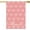 Pink, variant on Love Valentines Day House Flag 28x40 Inch Double Sided Outside Anniversary Yard Outdoor Flag