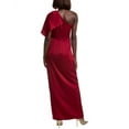 thumbnail image 2 of Aidan Mattox womens  Satin One-Shoulder Gown, 14, Red, 2 of 3