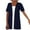 Blue, variant on Summer Cardigans for Women Open Front Short Sleeve Lightweight Casual Tops Shirts Outwear