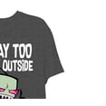 thumbnail image 5 of Nickelodeon Men's Invader Zim T-Shirt, Printed Classic Tee Charcoal heather – 2XL, 5 of 7