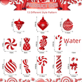 thumbnail image 2 of Juego de 26 piezas de adornos en espiral de caramelos navideños 2023 Colgante decorativo de Feliz Navidad, 2 of 6
