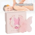 thumbnail image 2 of Crystal Butterfly Facial Guasha Board Portable Multipurpose Body Scraping Massage Tool for Women Men New, 2 of 7
