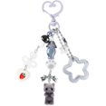 thumbnail image 1 of Cute Fuzzy Cat Keychain for Women, Cat Charm Keychain Cat Lover Gift Cat Plush Keyring Stuffed Animal Keychain for Backpack, 1 of 7