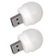 thumbnail image 2 of Lámpara de enchufe USB Computadora Carga de energía móvil Luz nocturna USB (2pcs-Warm), 2 of 9