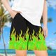 thumbnail image 2 of Odeerbi 5-14 Años Niños Niñas Pantalones Cortos de Estampado Tropical Hawaiano Pantalones de Baño En Seco Rápido Pantalones Cortos de Tabla de Playa, 2 of 5