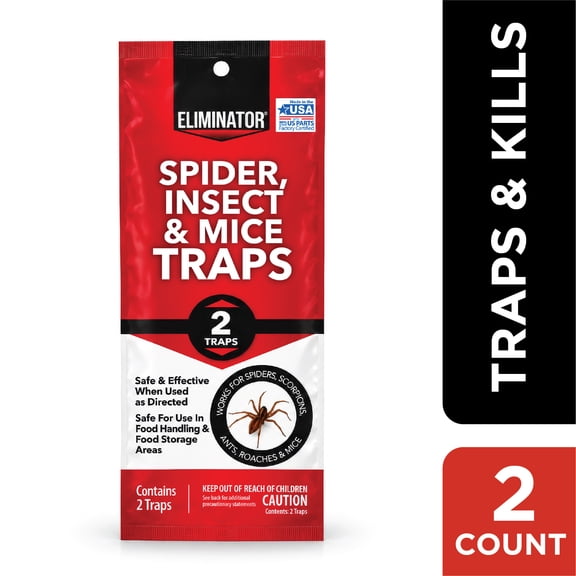 Eliminator Single Use Spider & Insect Traps, 2 Count