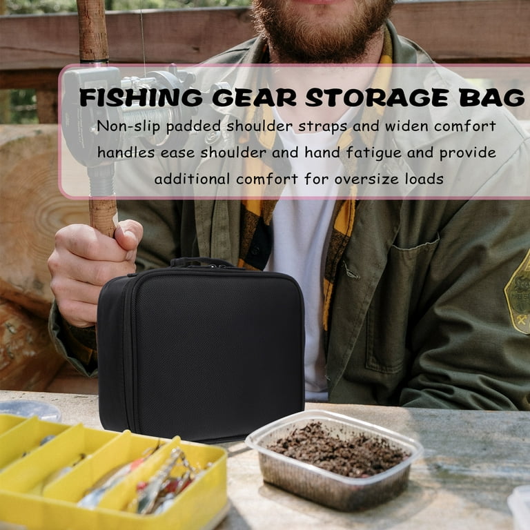 Fishing Tackle Box Fishing Gear Storage Bag Lure Bait Storage Case