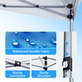 thumbnail image 5 of CHITOOMA 10 x 10ft Pop up Canopy Tent, Instant Outdoor Shelter Easy Portable Straight Leg Canopy Tent, Blue, 5 of 12