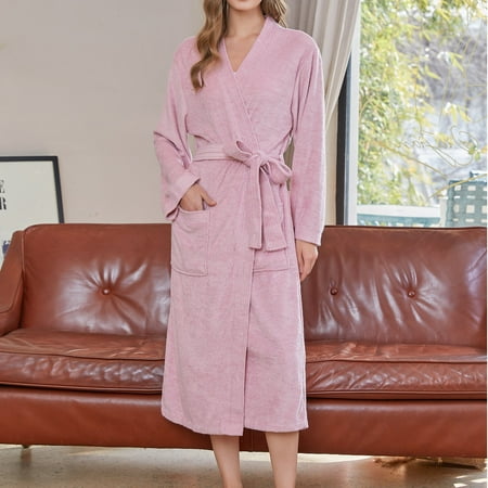 

JNGSA Long Sleeve Nightgowns For Women Loungewear For Women Women s Winter Warm Nightgown Couple Bathrobe Men And Women Autumn And Winter Nightgown Clearance