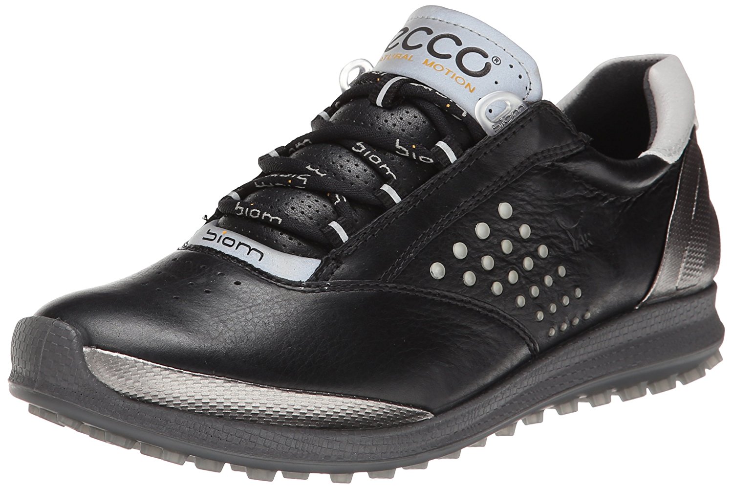 ECCO Women's Biom Hybrid 2 Golf Shoe, Black/Buffed Silver 41/US 10-10.5) - Walmart.com