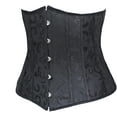 thumbnail image 2 of ? Womens Brocade Lace Up Back Underbust Boned Corset, 2 of 2