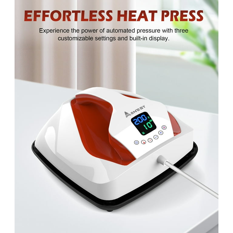 Portable Heat Press Machine 12 X10 T-Shirt Press Aonesy FOOING