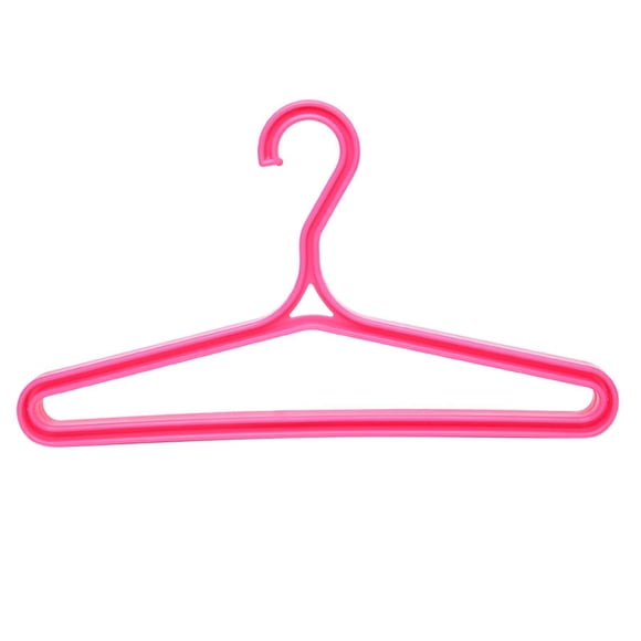 Perchas de plástico de 42 cm para ropa, abrigos, trajes estándar y trajes de neopreno, ideales para uso diario. Rosa roja
