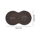 thumbnail image 2 of Clearance Under $5! InsCrazy Dog Cats Bowl Mat PVC Watersafe Non Slip Cats Litter Mat Safe and Sustainable Cats Litter Mat Waterproof, 2 of 2