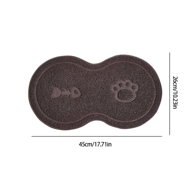 Home Pet Mat Cats Bowl Mat PVC Watersafe Non Slip Cats Litter Mat Safe and Sustainable Cats Litter Mat Home Essentials