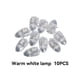 thumbnail image 3 of Matsuzay 10 piezas de luz para fiestas, atmósferas, lámpara decorativa para interiores y exteriores, farol de cumpleaños, decoración de iluminación Iluminación navideña Luz blanca cálida Matsuzay HA074895-08, 3 of 6