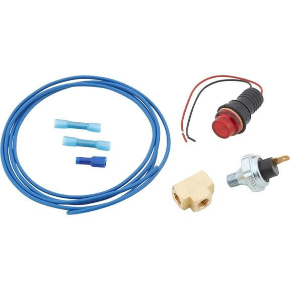 21 lb. Oil Pressure Red Warning Light Kit, 3/4 Inch Hole