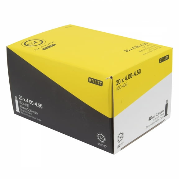 Sunlite Utili-T Standard Schrader Valve Tubes 20x4.00-4.50 SV 48mm 0d