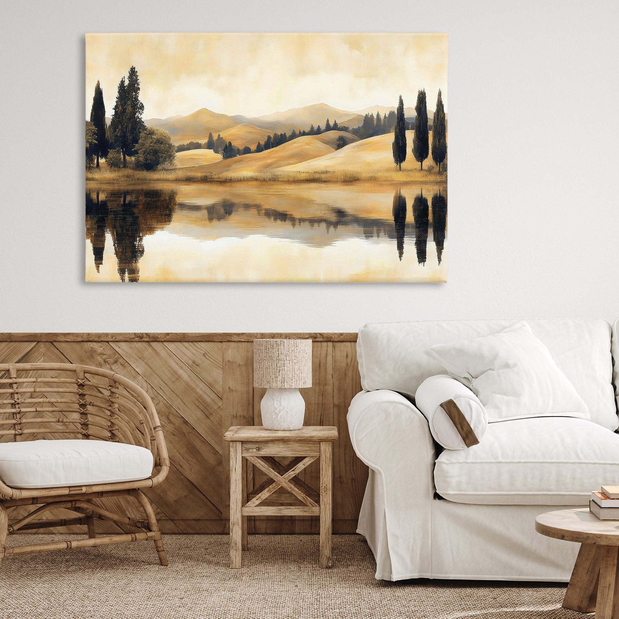 Stupell Industries Reflective Fields View Canvas Wall Art design by LSR Creative Studio, 30 x 45