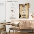 thumbnail image 4 of Elephant Stock Kitchen Rules Wall Art - Vertical Canvas Wall Art - Kitchen Wall Decor - Inspirational And Typography Canvas - Beige And Brown Decor - 32" x 48", 4 of 4