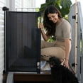 thumbnail image 2 of 71" Wide White Paw Proof Retractable Gate, 3-Way-Locking Mechanism, Indoor/Outdoor Suitable, 2 of 5