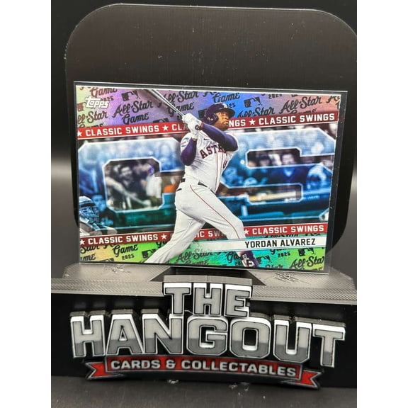 2025 Topps Series 1 Classic Swings Yordan Alvarez CS-4 Houston Astros Baseball Card Houston Astros MLB Baseball Trading Card