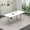 1 Table Silver Leg, variant on Sumdeal 71" Luxurious Modern Dining Table for 6-8 People,Silver