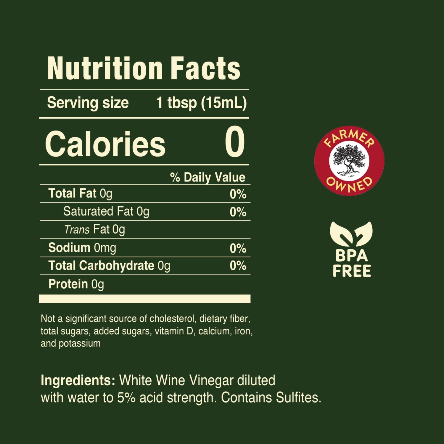 (6 pack) Pompeian White Wine Vinegar - 16 fl oz
