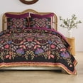 thumbnail image 2 of Greenland Home Jessa Cotton-Rich Vintage Boho Quilt Set, All Ages, 3-Piece King/Cal King, 2 of 9