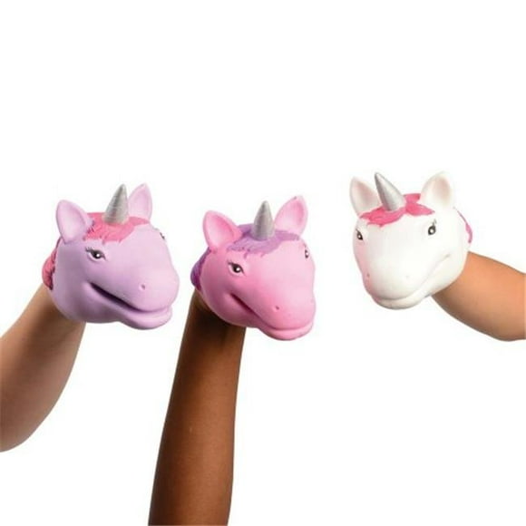 Unicorn Hand Puppets - Pack of 12