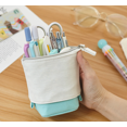 thumbnail image 3 of Retractable Pencil Case, Durable Canvas Telescopic Pencil Case Standing Statione, 3 of 3
