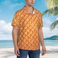 thumbnail image 5 of Sweet Cake Hawaiian Shirts For Men, Summer Short-Sleeve Relaxed-Fit Button-Down Shirts Small, 5 of 9