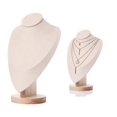 thumbnail image 4 of Soporte de exhibición de joyería Base de collares busto cadena gargantilla titular MANIQUÍ para MUJER decoración para hogar L Salvador organizador de soporte de joyería, 4 of 9