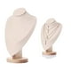 thumbnail image 5 of Expositor de joyas con base de madera, soporte para busto, cadena y maniquí Blanco roto L, 5 of 9