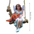 thumbnail image 3 of Encantadora decoración de jardín de hadas. Colgador de ardilla para todas las zonas exteriores., 3 of 6