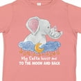 thumbnail image 4 of Inktastic My Safta Loves Me to the Moon and Back Elephant Family Boys or Girls Toddler T-Shirt, 4 of 5