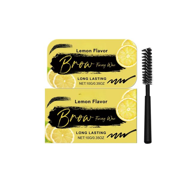 Cera para dar forma a las cejas. Tres cejas de plástico. Maquillaje duradero y fresco. Maquillaje natural. Estilismo de cejas sin esfuerzo