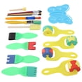 thumbnail image 2 of 18Pcs Painting Spongy Brush Set MultiShapes Stamp Flower Drawing Foam Graffiti Tools, 2 of 14