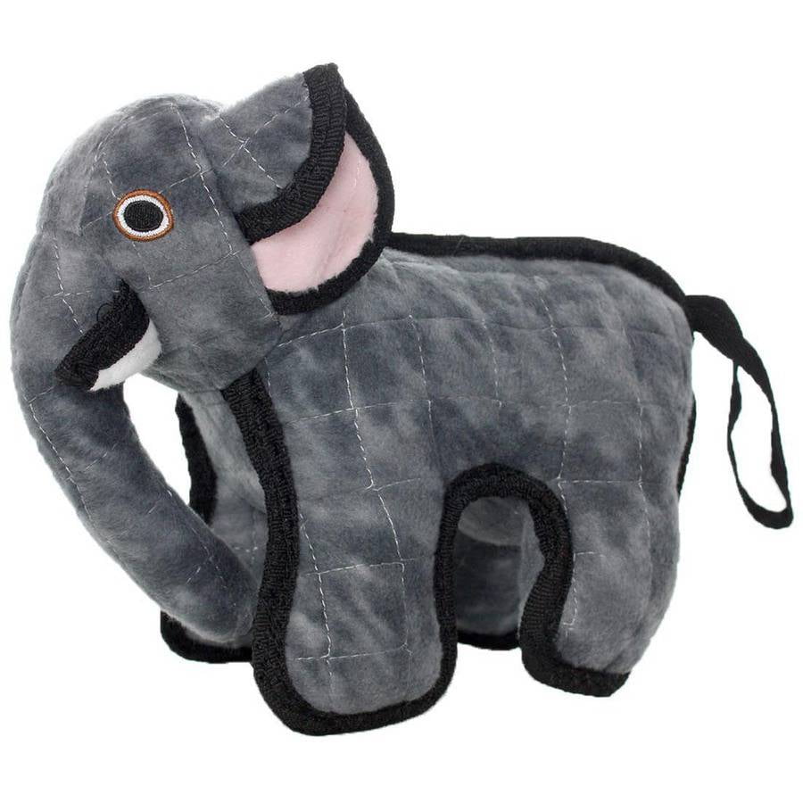 VIP Products Tuffy Jr. Zoo Elephant Dog Squeaky Toy