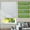 thumbnail image 5 of MiLin 100% Blackout Cordless Cellular Shades Cellular Blinds for Windows Heat Insulation UV Protection Honeycomb Design Blinds and Shades Room Darkening Shades (Blackout Black, 68 1/2" W X 60" H), 5 of 6