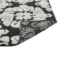 thumbnail image 6 of Better Trends U-Shape Toilet Rug 100% Cotton, Non-Slip Rug, Water Absorbent, Machine Washable, (20" x 20") Contour Bath Rug Charcol - Madallion Collection, 6 of 6