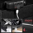 thumbnail image 2 of Yuarrent Linterna frontal recargable de 350lm, linterna frontal de pesca nocturna, linterna frontal impermeable, equipo para exteriores, blanco, Type2 NO2, 2 of 6