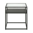 thumbnail image 3 of Evelyn&Zoe Ada 20" Wide Square Side Table, Blackened Bronze, 3 of 7
