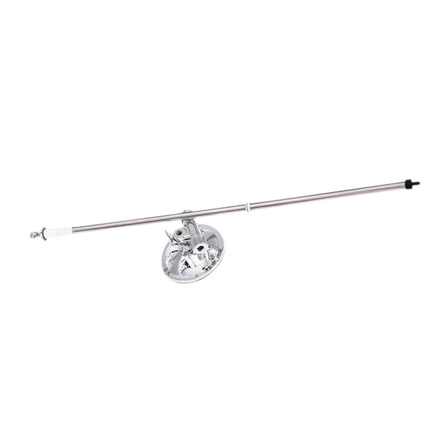 Colaxi Strong Suction Cup Flag Pole Holder Side Flag Pole Mount for SUV Trailer silver