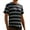 A-Black398, variant on JAJAHO Men's T Shirt Summer Top Striped Short Sleeve Crewneck Loose Fit Soft Comfortable Tee Shirts Casual Daily Wear Versatile Tops